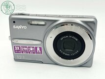 2404603032　■ SANYO サンヨー DSC-X1250型 デジタルカメラ バッテリー無し 液晶漏れ有 通電未確認 ジャンク カメラ_画像1