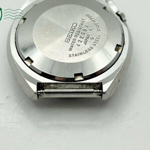 2404603121 ◇ SEIKO セイコー 5 ACTUS アクタス 6106-7700 フェイスのみ AT 自動巻き 23石 SS グリーン デイデイト メンズ 腕時計 中古の画像7