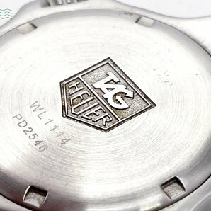 2404603144 ＃ 1円～！ TAG Heuer タグホイヤー キリウム WL1114 プロフェッショナル 200m クォーツ デイト 腕時計 シルバー文字盤の画像8
