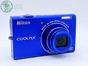 2404603515　●Nikon COOLPIX S6200 青 ブルー ニコン クールピクス デジタルカメラ デジカメ バッテリー付き 通電確認済み 中古