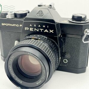 2404603482 ■ ASAHI PENTAX アサヒペンタックス SPOTMATIC F SPF 一眼レフフィルムカメラ SMC TAKUMAR 1:1.8/55 空シャッター不可 カメラの画像1