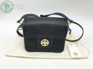 2404603673　＊ TORY BURCH トリーバーチ ショルダーバッグ レザー ブラック 黒 ポーチ ポシェット レディース 肩掛け 斜め掛け 中古