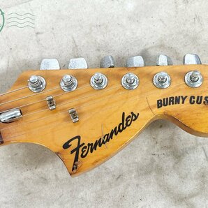 2404603619 ■ FERNANDES フェルナンデス BURNY CUSTOM ストラトキャスタータイプ エレキギター ナチュラル 62306 音出し確認済み 弦楽器の画像4