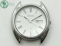 2404603849　◇ SEIKO セイコー 4803-8000 白文字盤 シルバー デイデイト フェイスのみ メンズ クォーツ QUARTZ QZ 腕時計 中古_画像1