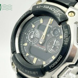 2404603921 ◇ CASIO カシオ G-SHOCK ジーショック MT-G MTG-1500 デジアナ タフソーラー ブラック メンズ 腕時計 中古の画像1