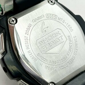 2404603921 ◇ CASIO カシオ G-SHOCK ジーショック MT-G MTG-1500 デジアナ タフソーラー ブラック メンズ 腕時計 中古の画像8