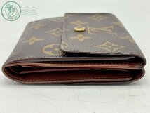 2404604130　▲ LOUIS VUITTON ルイヴィトン M61652 SP0050 モノグラム ポルトモネ ビエ カルトクレディ 三つ折り 財布 ウォレット 中古_画像4