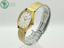 2404603951　◇ RADO ラドー Custom カスタム 713.5057.2 シルバー文字盤 ゴールド メンズ クォーツ QUARTZ QZ 腕時計 中古_画像3