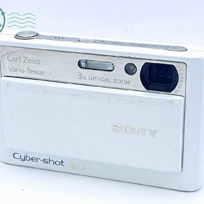 2404604566 ●SONY Cyber-Shot DSC-T20 ソニー サイバーショット 白 ホワイト デジタルカメラ デジカメ 通電確認済み 中古の画像1