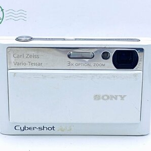 2404604566 ●SONY Cyber-Shot DSC-T20 ソニー サイバーショット 白 ホワイト デジタルカメラ デジカメ 通電確認済み 中古の画像2