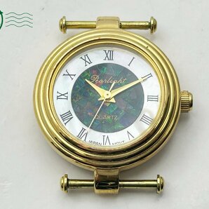 2404604318 ◇ Pearlight モザイクオパール シェル文字盤 ゴールド 3針 フェイスのみ レディース クォーツ QUARTZ QZ 腕時計 中古の画像1