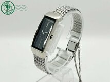 2404604685　◇ YVES SAINT LAURENT イヴサンローラン YSL 5421-H05569 黒文字盤 スクエア レディース クォーツ QUARTZ QZ 腕時計 中古_画像3