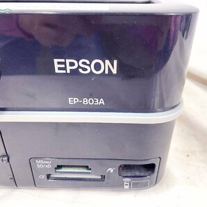 2404605098 ＃ EPSON エプソン Colorio カラリオ EP-803A 複合機 インクジェットプリンター A4対応 黒 ブラック 中古の画像7