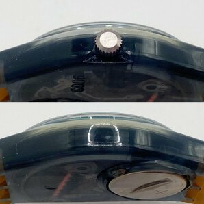 2404301579 ▽ swatch スウォッチ AG1992 メンズ 腕時計 QZ クォーツ カラフル マルチカラー グリーン系文字盤 箱付きの画像6
