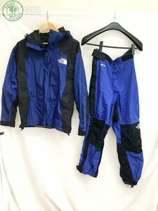 2404600531　☆ THE NORTH FACE ザノースフェイス マウンテンパーカー パンツ セットアップ ブルー ナイロン メンズ ブランド 古着