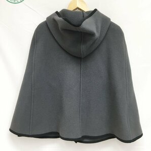 2404601387 ＊ MACKINTOSH マッキントッシュ ポンチョ ダークグレー レディース 34 アウター 婦人服 フード 中古の画像2