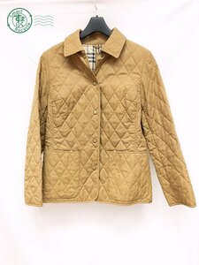 2404602214　 ▽ BURBERRY バーバリー 着 アウター 洋服 ベージュ系 レディース ブランド 中 ノバチェック サイズ 38 中古