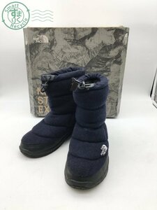 2404604704　＊ THE NORTH FACE ノースフェイス NF51591 ヌプシ ブーティー ウールⅡ ネイビー スノーブーツ メンズ 27.0cm 中古