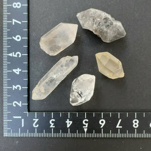 【E24343】まとめ売り チベットの水晶 両錐 石墨 天然石 鉱物 パワーストーン チベット産 水晶 原石