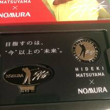 非売品 松山英樹プロ グリップマーカー NOMURA HIDEKI MATSUYAMA_画像2