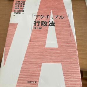 アクチュアル行政法 （第３版） 市橋克哉／著　榊原秀訓／著　本多滝夫／著　稲葉一将／著　山田健吾／著　平田和一／著