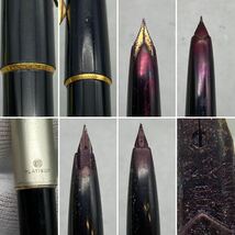 【C-26】万年筆 9点 まとめ ペン先14K 585 Mont Blanc モンブラン SHEAFFER シェーファー PILOT パイロット PLATINUM プラチナ 筆記未確認_画像6