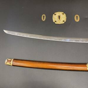 【V-23】 模造刀 全長約100cm 日本刀 武具 剣 小道具 時代劇 コスプレ インテリアの画像2