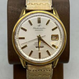【V-5】 SEIKO セイコー 稼働品 自動巻き 6206-8980 セイコー マチック ウィークデーター デイデイト ゴールドカラー メンズ 腕時計
