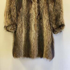 【V-16】 Apollo Fur MONTREAL 毛皮 ファー コート ブラウン系 の画像3