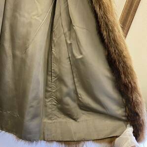 【V-16】 Apollo Fur MONTREAL 毛皮 ファー コート ブラウン系 の画像7