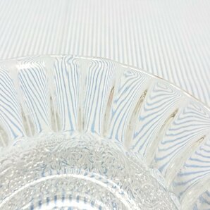 SALE 1円～【中古】ガラスのうつわ デザインボウル ボウル 5個 冷製 清涼感 クリスタル おもてなしに♪ キングラム（イ）の画像5