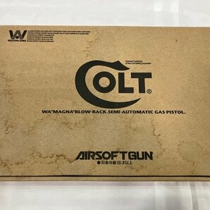 WESTERN ARMS ウエスタンアームズ ガスガン COLT GUNSITE ABS SILVER MODEL 美品の画像6