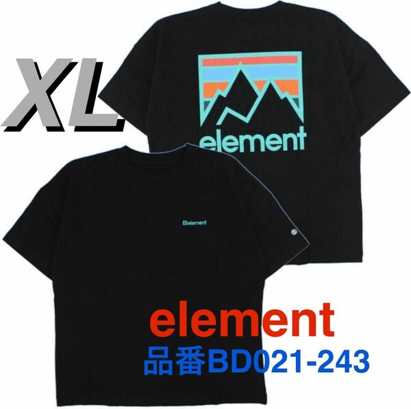 ELEMENT エレメント　Tシャツ　XL 黒　使用僅か美品　BD021-243 JOINT SS TEE