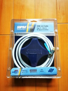 [ Supra cable USB2.0 series ]*USB-A from USB-miniB*2.0 meter *MATCH,HELIX etc.. USB input . possible to use 