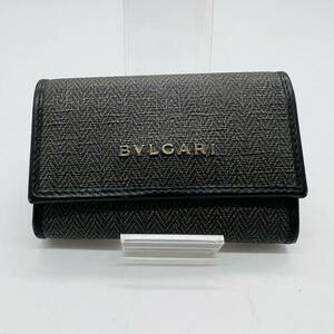 BVLGARI 6連キーケース　ブルガリ　キーケース　ロゴ　美品　★3205b0