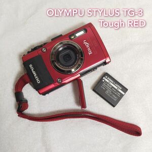OLYMPU オリンパス STYLUS TG-3 Tough RED レッド コンパクトデジタルカメラ