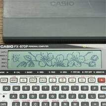 [美品] CASIO FX-870P RAM 増設 64KB ポケットコンピュータ 整備 点検済 (カシオ ポケコン)_画像1