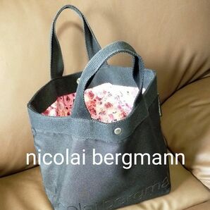 nicolai bergmann　トートバッグ　サブバッグ　ブラック　