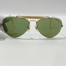 中古AB/使用感小 Ray-Ban レイバン サングラス アウトドアマン ティアドロップ B＆L 1/30 10K G.O. USA ヴィンテージ ゴールド 20462071_画像2