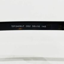 中古B/標準 TOM FORD トムフォード 眼鏡 TF5408-F 052 ハバナ スクエア T字 ブラウン アイウェア ユニセックス ブラウン 20441422_画像8