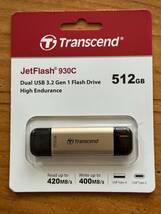 Transcend トランセンド USBメモリ フラッシュ メモリー ドライブ 512GB USB3.2 Gen1 JetFlash 930C TS512GJF930C_画像1