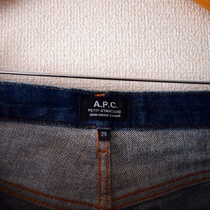 美色！名作APC インディゴ デニム PETIT STANDARD29/TシャツジャケットバッグMHLRHCRESOLUTE HELMUT LANGカバーオールレザーsacai USA 24SSの画像5