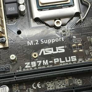 マザーボード＋CPU＋メモリセット ASUS Z97M-PLUS CPU Core i5-4690K DDR3-1600 4G×2 ZOTAC GTX560の画像3