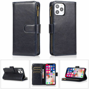 iPhone12pro財布型ケース、 手帳型 カバー 、手帳型スマホカードケース＊新品＊当日発送（ワインレッド）の画像10