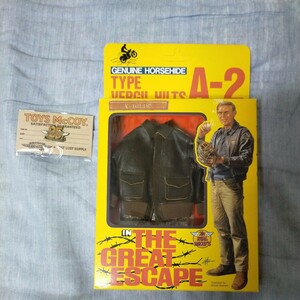  toys mccoy 25 anniversary commemoration pin z.1/6 large . mileage action figure for A2 jacket large . mileage s tea b* McQueen 