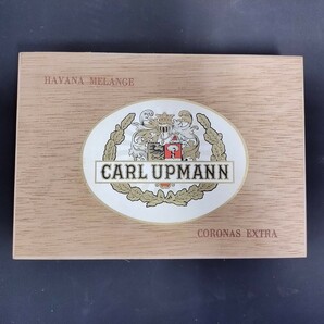 NR1127 CARL UPMANN カールアップマン 葉巻 木箱 8本 CORONAS EXTRA HAVANA MELANGE 10 SIGAREN 7179 アンティーク コレクションの画像6