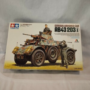 NM15 プラモデル タミヤ ドイツ装甲偵察車 AB43 203 (i) 限定生産品 TAMIYA イタレリ ITALERI 組立途中品 プラモ GERMAN ARMORED CAR