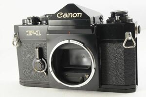 ★66万台・超美品★CANON キヤノン F-1 後期 ボディ 清潔感溢れる綺麗な外観！光学カビ、クモリなし！0409