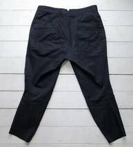 RIPVANWINKLE リップヴァンウィンクル CROPPED CYCLING PANTS クロップド サイクリングパンツ 4 黒 日本製 RW-250_画像2