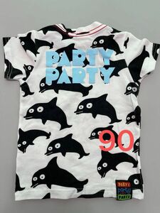 PARTY PARTY 半袖Tシャツ　90サイズ 綿94% イルカ